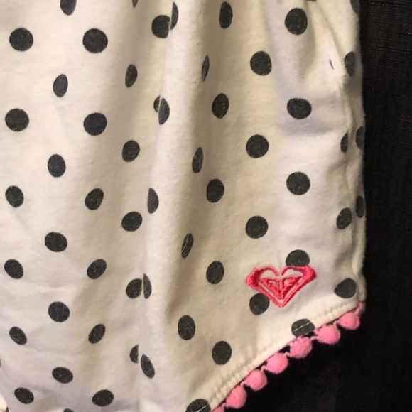 Vintage-Inspired Polka Dot Sundress – White with Black Dots, Pink Ruffle Trim - Picture 3 of 4